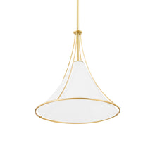 Load image into Gallery viewer, Madelyn Pendant Light in Aged Brass (Large).
