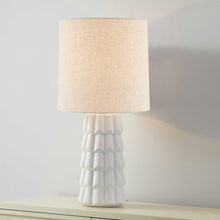 Load image into Gallery viewer, Maisie Ceramic Table Light in Detail.