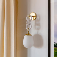 Load image into Gallery viewer, Marina Wall Light in living room.