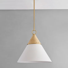 Load image into Gallery viewer, Mica Pendant Light in Detail.