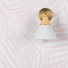 Load image into Gallery viewer, Mica Wall Light in Detail.