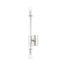 Load image into Gallery viewer, Milana Wall Light in Polished Nickel.