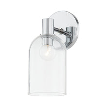 Load image into Gallery viewer, Paisley Bath Wall Light in Polished Chrome.