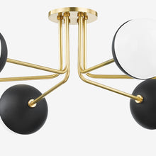 Load image into Gallery viewer, Renee Semi Flush Ceiling Light in Detail.