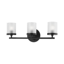 Load image into Gallery viewer, Ryan Bath Wall Light in Soft Black (3-Light).