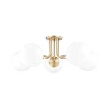 Load image into Gallery viewer, Stella Semi Flush Mount Ceiling Light.