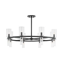 Load image into Gallery viewer, Tabitha Chandelier in Soft Black.