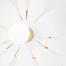 Load image into Gallery viewer, Twiggy Floral Bath Wall Light in Detail.