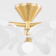 Load image into Gallery viewer, Twiggy Floral Semi Flush Mount Ceiling Light in Detail.