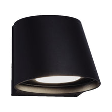 Load image into Gallery viewer, Mod Indoor/Outdoor LED Wall Light in Black.