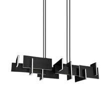 Load image into Gallery viewer, Amari Linear LED Pendant Light in Black.