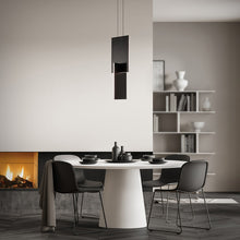 Load image into Gallery viewer, Amari LED Pendant Light in living room.
