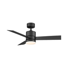 Load image into Gallery viewer, Axis Downrod LED Ceiling Fan in 44-Inch/Matte Black.