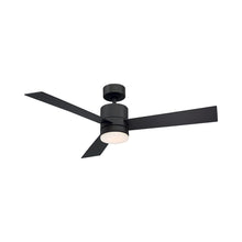 Load image into Gallery viewer, Axis Downrod LED Ceiling Fan in 52-Inch/Matte Black.