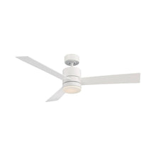 Load image into Gallery viewer, Axis Downrod LED Ceiling Fan in 52-Inch/Matte White.