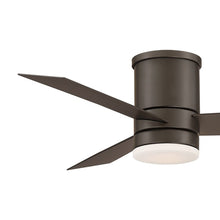 Load image into Gallery viewer, Axis LED Flush Mount Ceiling Fan in Detail.