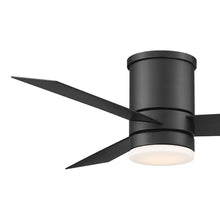 Load image into Gallery viewer, Axis LED Flush Mount Ceiling Fan in Detail.
