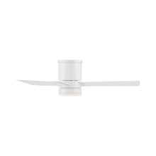Load image into Gallery viewer, Axis LED Flush Mount Ceiling Fan in Detail.