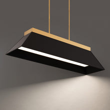 Load image into Gallery viewer, Bentley LED Linear Pendant Light in Detail.