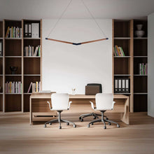 Load image into Gallery viewer, Bough LED Chandelier in office.