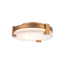 Load image into Gallery viewer, Catalonia LED Flush Mount Ceiling Light in Aged Brass (Small).