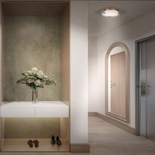 Load image into Gallery viewer, Catalonia LED Flush Mount Ceiling Light in living room.