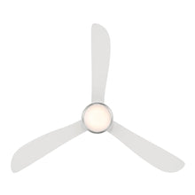 Load image into Gallery viewer, Corona Outdoor LED Flush Mount Ceiling Fan in Detail.