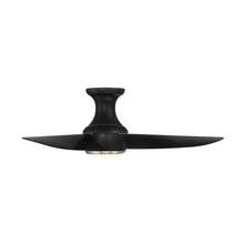 Load image into Gallery viewer, Corona Outdoor LED Flush Mount Ceiling Fan in Detail.
