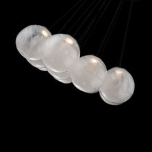 Load image into Gallery viewer, Cosmic Crystal Multi-Light LED Pendant Light in Detail.