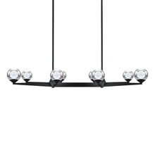 Load image into Gallery viewer, Double Bubble LED Chandelier in Black (8-Light).