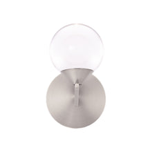 Load image into Gallery viewer, Double Bubble LED Wall Light in Satin Nickel (1-Light).