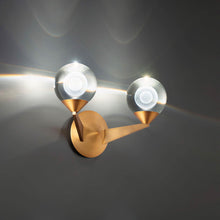 Load image into Gallery viewer, Double Bubble LED Wall Light in Detail.