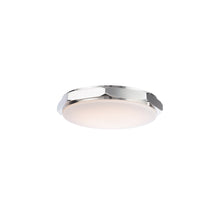 Load image into Gallery viewer, Grommet LED Flush Mount Ceiling Light in Polished Nickel (Large).