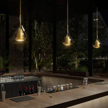 Load image into Gallery viewer, Helios LED Mini Pendant Light in Kitchen.