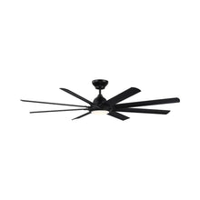 Load image into Gallery viewer, Hydra Downrod LED Ceiling Fan in 80-Inch/Matte Black.
