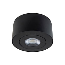 Load image into Gallery viewer, I Spy Outdoor LED Flush Mount Ceiling Light in Black.