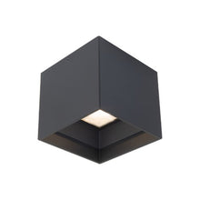 Load image into Gallery viewer, Kube Outdoor LED Flush Mount Ceiling Light in Detail.