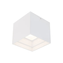 Load image into Gallery viewer, Kube Outdoor LED Flush Mount Ceiling Light in Detail.