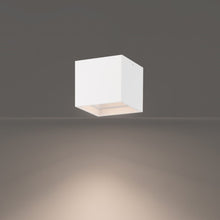 Load image into Gallery viewer, Kube Outdoor LED Flush Mount Ceiling Light in Detail.