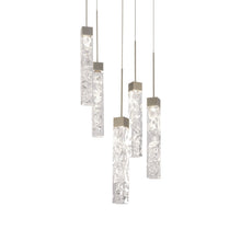 Load image into Gallery viewer, Minx LED Multi Light Pendant Light in Antique Nickel (21.6W).