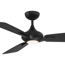 Load image into Gallery viewer, Mykonos Downrod LED Ceiling Fan in Detail.