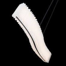 Load image into Gallery viewer, Rhiannon Rectangular LED Chandelier in Detail.