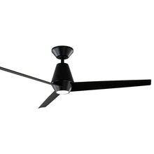 Load image into Gallery viewer, Slim Downrod LED Ceiling Fan in Detail.