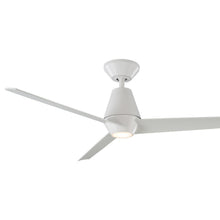 Load image into Gallery viewer, Slim Downrod LED Ceiling Fan in Detail.