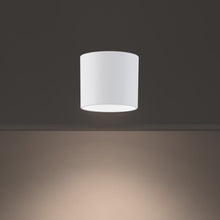 Load image into Gallery viewer, Squat LED Outdoor Flush Mount Light in Detail.