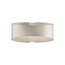 Load image into Gallery viewer, Swerve LED Wall Light in Brushed Nickel.