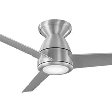 Load image into Gallery viewer, Tip-Top LED Flush Mount Ceiling Fan in Detail.