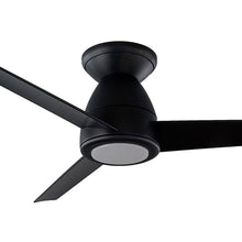 Load image into Gallery viewer, Tip-Top LED Flush Mount Ceiling Fan in Detail.