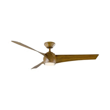 Load image into Gallery viewer, Twirl Downrod LED Ceiling Fan.