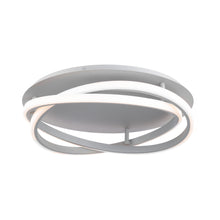 Load image into Gallery viewer, Veloce LED Flush Mount Ceiling Light in Titanium.
